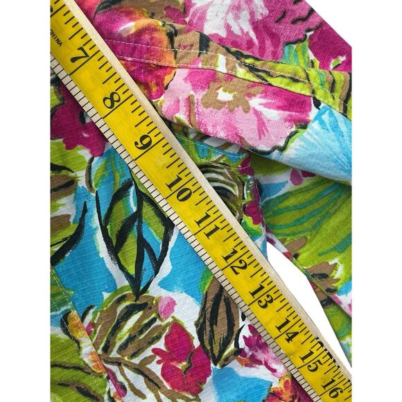 Chicos Jacket Womens 2 Multicolor Floral Multicolor - Picture 12 of 14